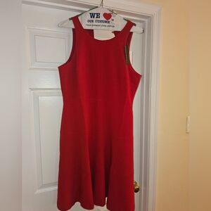 Banana Republic Red Midi Dress
